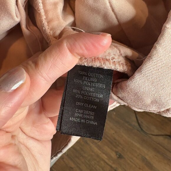 Joie light pink quilted shacket - Picture 4 of 5